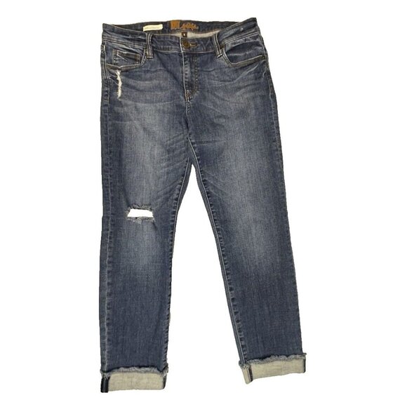 Kut from the Kloth Denim - Kut From The Kloth  Asher Ankle Straight Leg Women’s Blue Jean's Mid-Rise Size 8